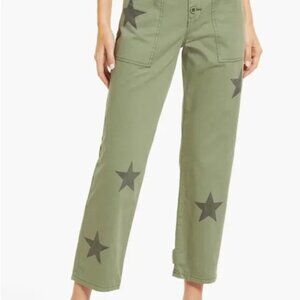 PISTOLA DENIM Tammy High Waist Straight Leg Pants, Royal Honor, 24, NWT